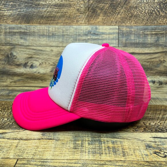 The Beach Boys Unisex Trucker Hat Pink Snapback Brian Wilson Baseball Cap - Picture 4 of 7